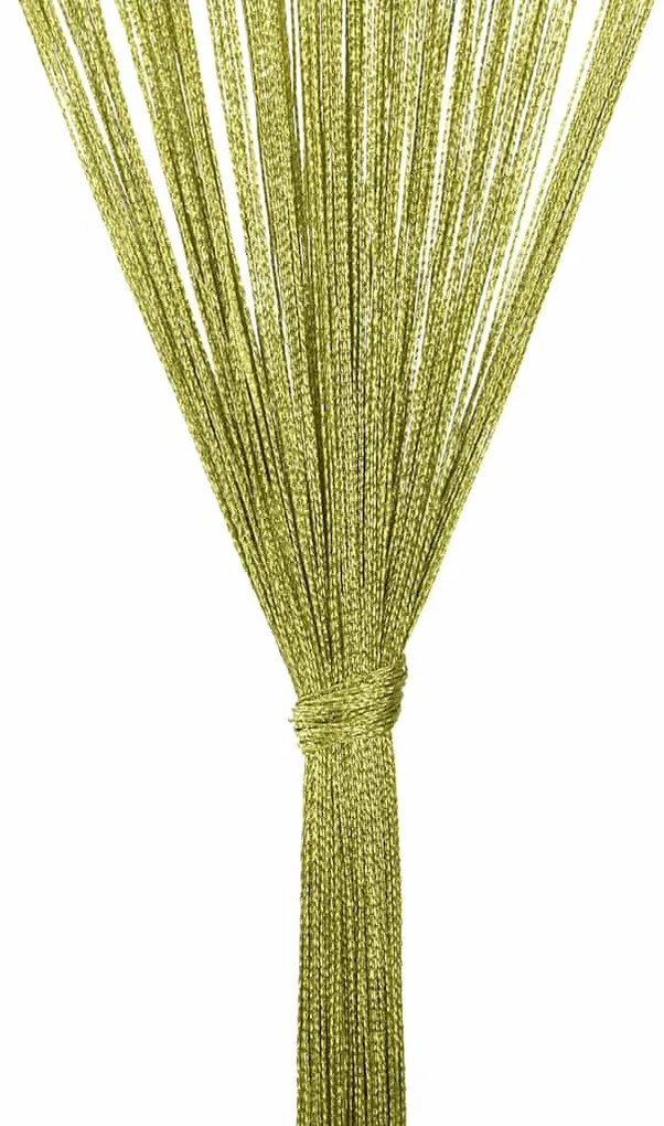 vidaXL Κουρτίνες με Κρόσσια 2 τεμ. Πράσινες 140 x 250 εκ.