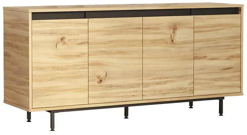Μπουφές Jethro pakoworld sonoma-wenge 160x44.5x75.5εκ