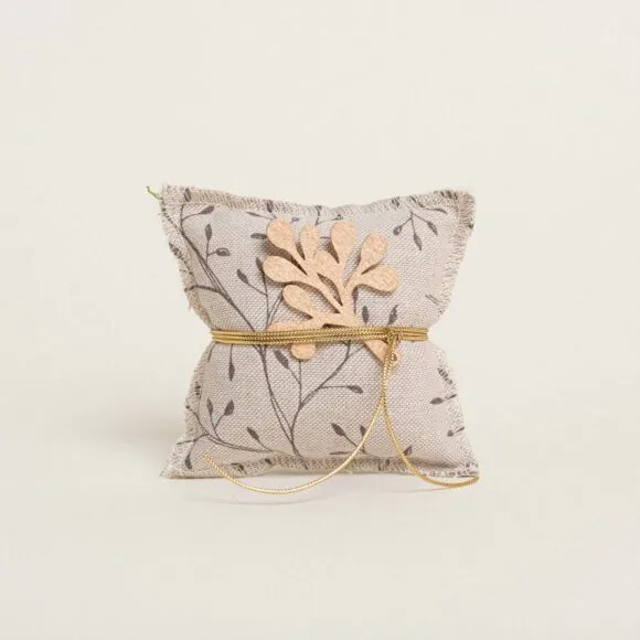 Beauty Home ΜΑΞΙΛΑΡΑΚΙ 10 x 10 cm ΚΛΑΔΙΑ ΜΠΕΖ ΦΟΝΤΟ