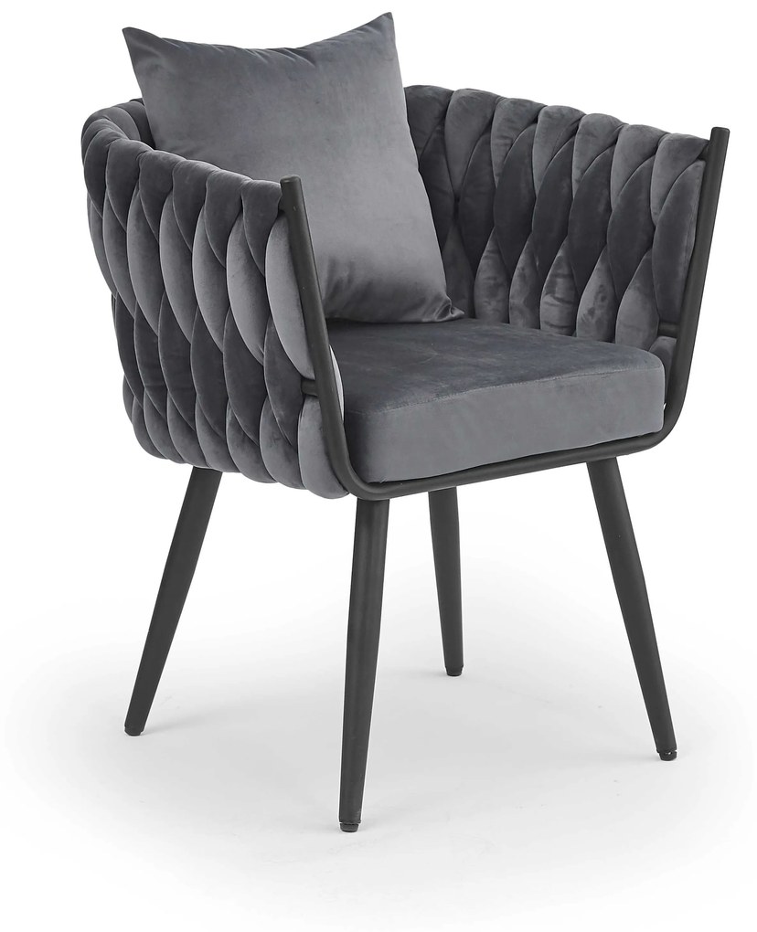 AVATAR 2 leisure armchair grey/ black DIOMMI V-CH-AVATAR_2-FOT-POPIELATY