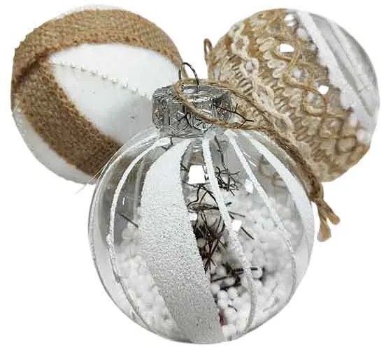 Χριστουγεννιάτικες Μπάλες Σετ 9τμχ 8.5cm – Christmas Balls Set