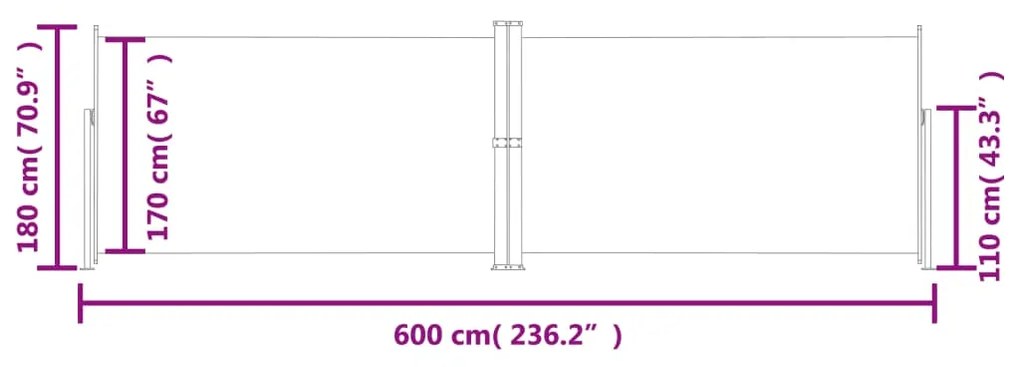 ΣΚΙΑΣΤΡΟ ΠΛΑΪΝΟ ΣΥΡΟΜΕΝΟ ΚΟΚΚΙΝΟ 180 X 600 ΕΚ. 318005