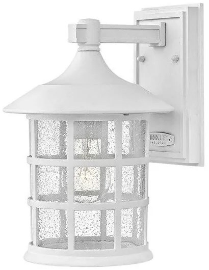 Φανάρι Απλίκα Φωτιστικό Τοίχου 1xE27 IP44 30cm Freeport Elstead Lighting-HK-FREEPORT2-M-TWH-Λευκό HK-FREEPORT2-M-TWH