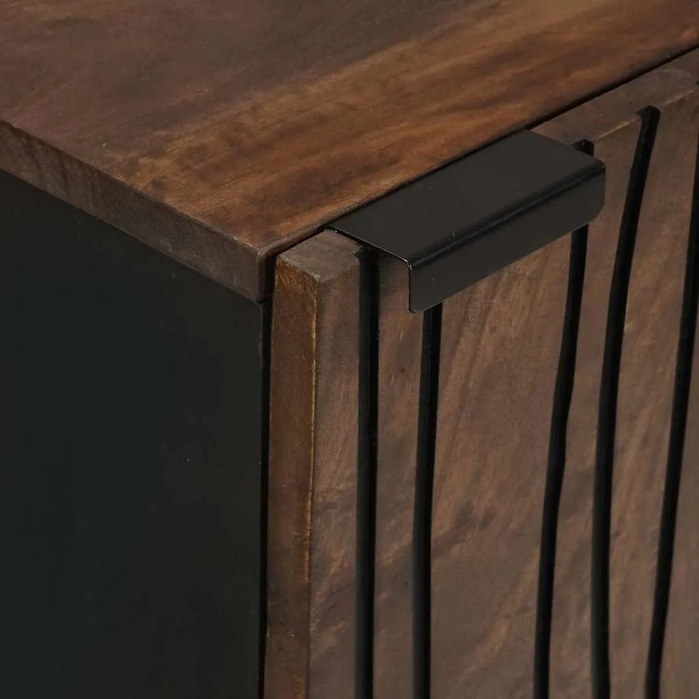 vidaXL Γραφείο Καφέ 40 x 33 x 75 εκ. Μασίφ ξύλο μάνγκο