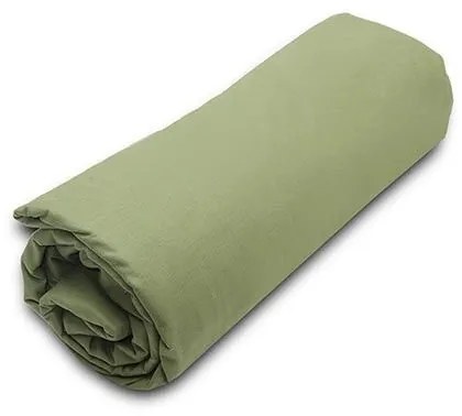 Κατωσέντονο Menta με λάστιχο 11 Olive Διπλό (160x200+40)