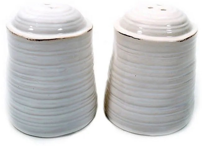Σετ Αλατοπίπερο 6,5Χ6,5Χ7,8Εκ White 262-27-112 Ceramic