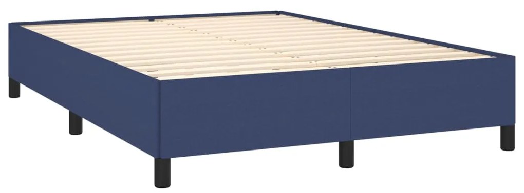 ΚΡΕΒΑΤΙ BOXSPRING ΜΕ ΣΤΡΩΜΑ ΜΠΛΕ 140X200 ΕΚ. ΥΦΑΣΜΑΤΙΝΟ 3127891