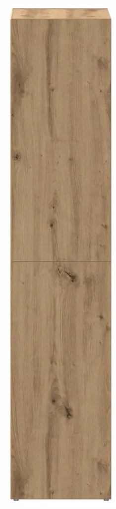 vidaXL Ντουλάπι βιβλίων Artisan Oak 36x30x143 cm Κατασκευασμένο ξύλο