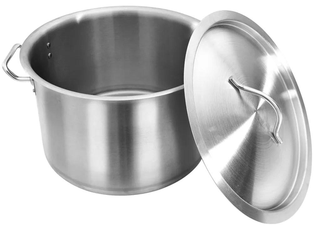 vidaXL Μαρμίτα 32 Λίτρων 40 x 26 εκ. από Ανοξείδωτο Ατσάλι