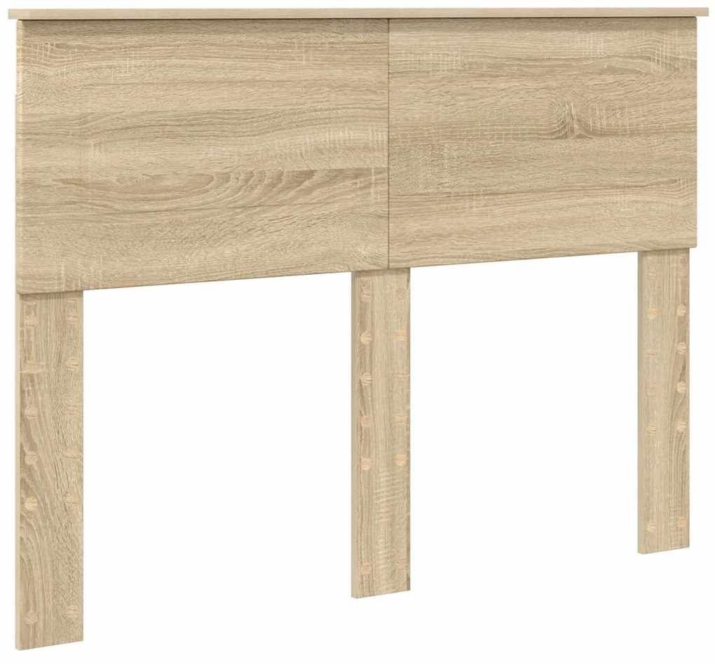 vidaXL Σκελετός Κρεβατιού Δρύς Sonoma 120 x 200 cm Μηχανήματος Ξύλο