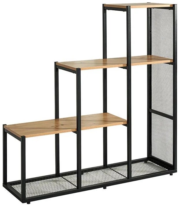Βιβλιοθήκη - Ραφιέρα Edge 2276 Μεταλλική Fylliana Sonoma - Artisan 106x33x112 εκ. 106x33x112 εκ.