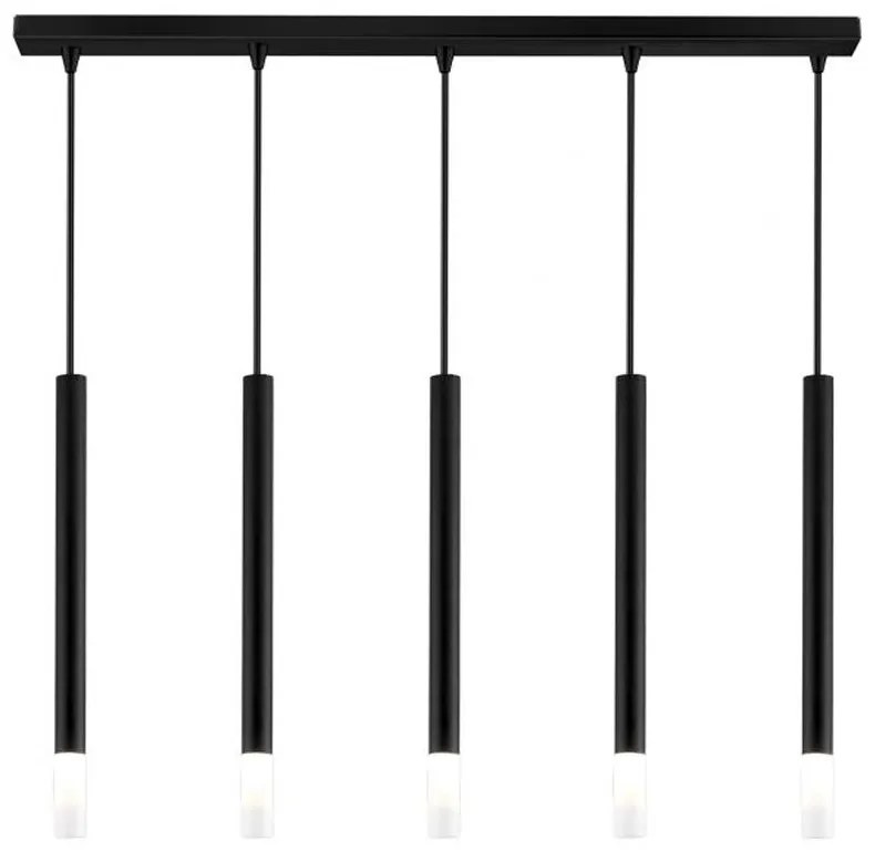 Φωτιστικό Οροφής - Ράγα 01224-12BR G9 LED 100cm Black Luma