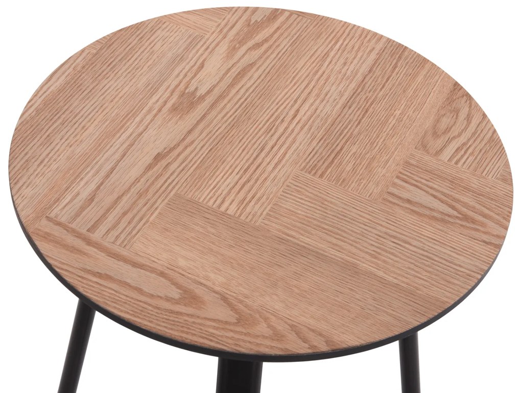 ΣΕΤ 2ΤΜΧ ΤΡΑΠΕΖΙΑ ΣΑΛΟΝΙΟΥ NORTON HM21088 MDF-ΜΕΤΑΛΛΟ Φ80εκ &amp; Φ45εκ