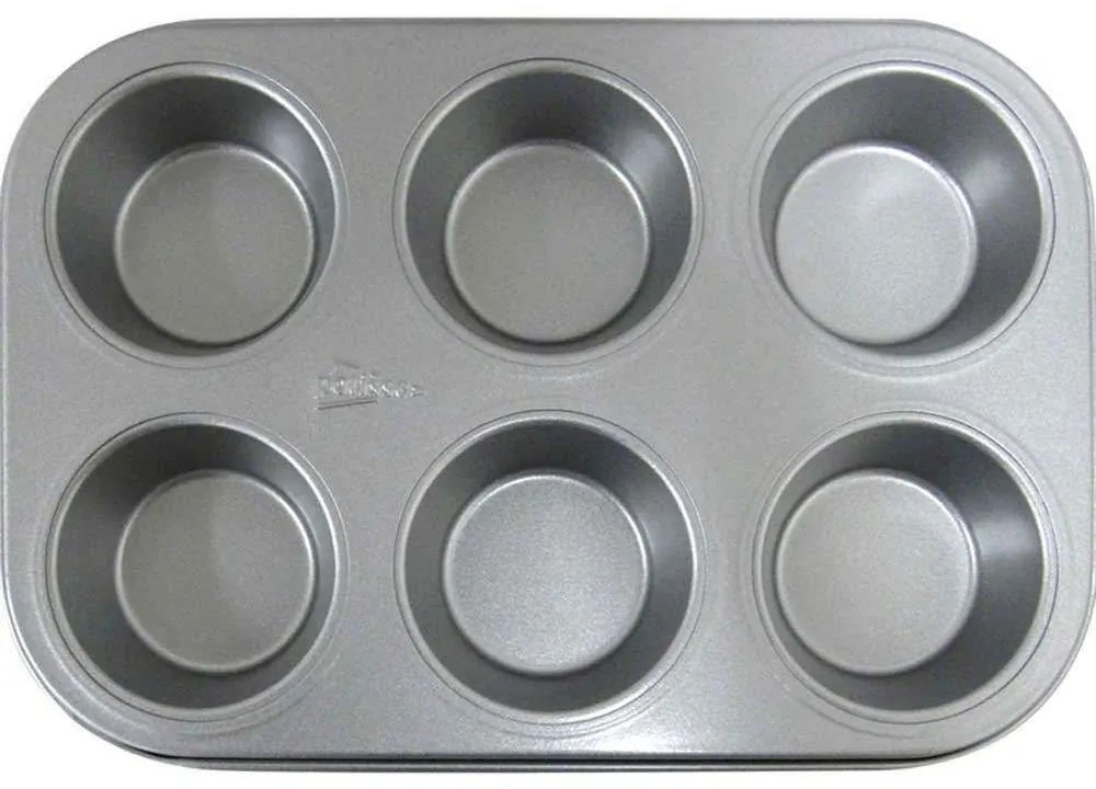 Φόρμα Muffins 6 Θέσεων 221.03626.1 27cm Silver Patisse Aluminium