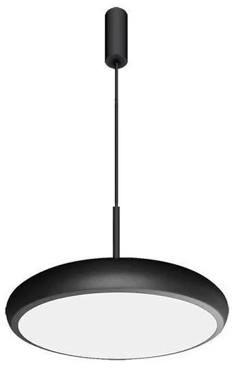 Κρεμαστό Φωτιστικό Οροφής ARTE ILLUMINA 30W 3CCT Μεταλλικό Eurolamp-144-17027-Μαύρο 144-17027