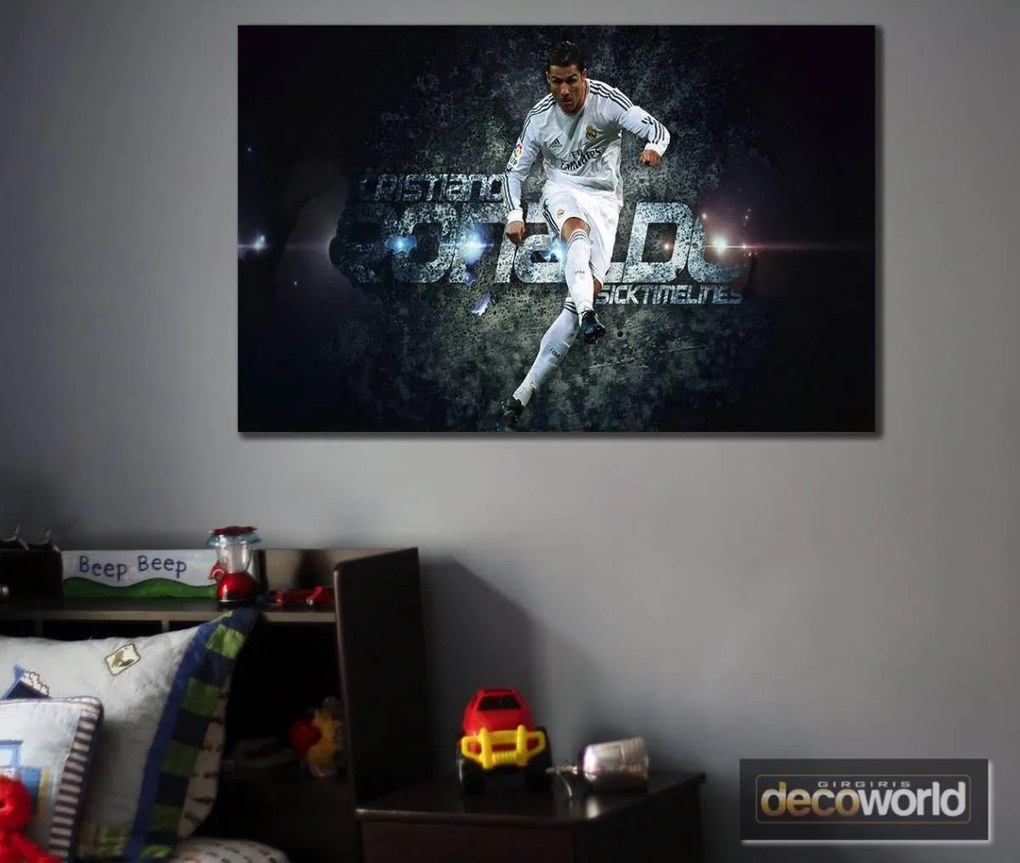 Πίνακας σε καμβά Cristiano Ronaldo KNV722 80cm x 120cm