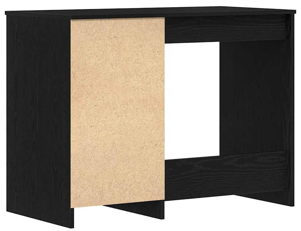 vidaXL Γραφείο Μαύρη δρυς 100 x 50 x 76 εκ. Επεξεργασμένο ξύλο