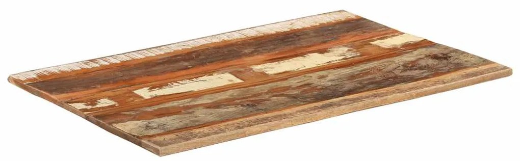 vidaXL Επιφάνεια Τραπεζιού Ορθ. 60x90 εκ 15-16 χιλ Μασίφ Ανακ. Ξύλο
