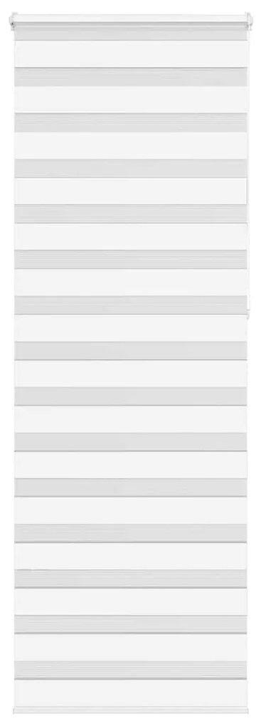 vidaXL Ζέβρα τυφλή Λευκό Πλάτος υφάσματος 75,9 εκ. Πολυεστέρας