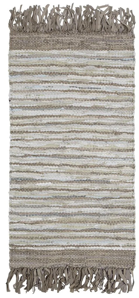 Δερμάτινο Χαλάκι (60x130) Nima Viola Beige