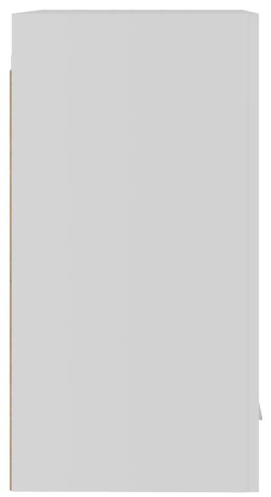 Ντουλάπι Κρεμαστό Λευκό 39,5x31x60 εκ. Μοριοσανίδα - Λευκό