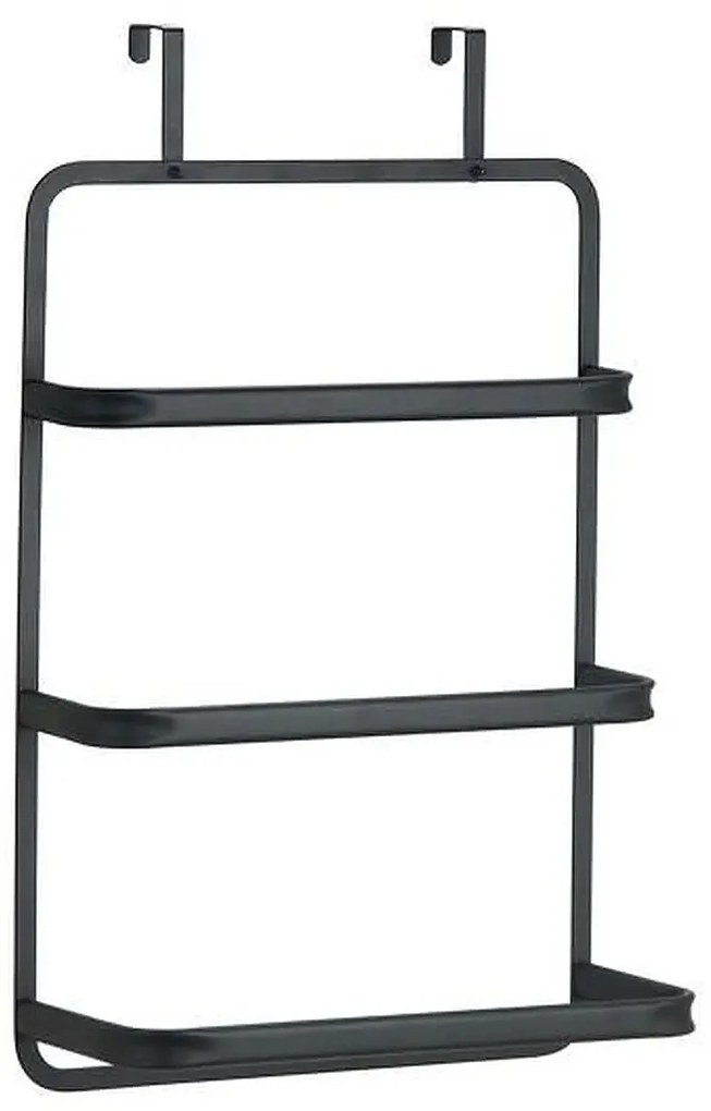 Κρεμάστρα Πόρτας Με 3 Ράγες (42x22x69) T-D 98115108 Black