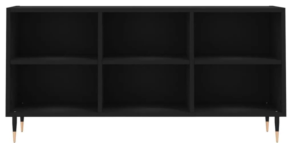 vidaXL Έπιπλο Τηλεόρασης Μαύρο 103,5x30x50 εκ. από Επεξεργασμένο Ξύλο
