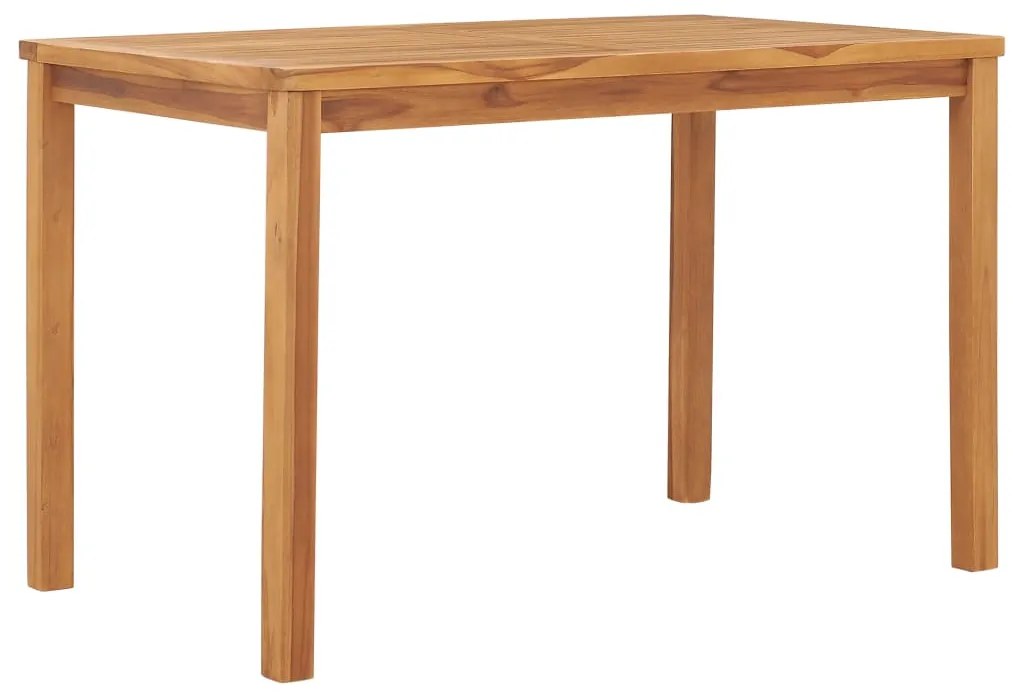 vidaXL Τραπεζαρία Κήπου 120 x 70 x 77 εκ. από Μασίφ Ξύλο Teak