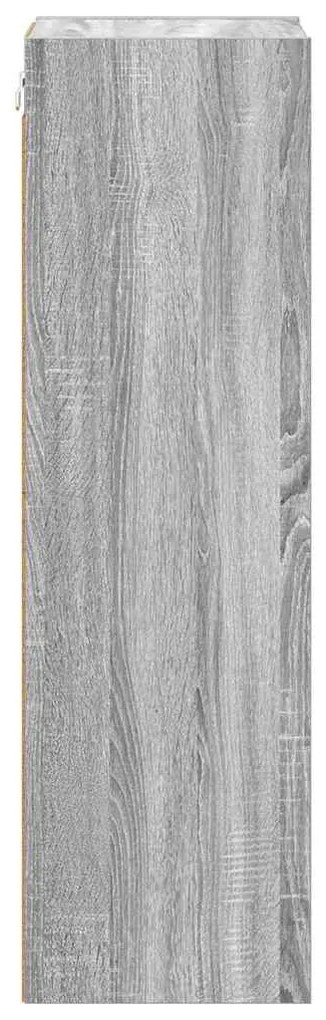 vidaXL Κρεμαστό ντουλάπι Riga Γκρίζο Σονομα 30 x 29,5 x 100 εκ.