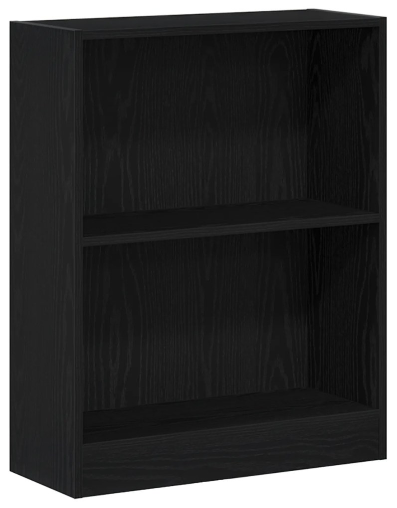 vidaXL Βιβλιοθήκη Μαύρη 60x24x76 εκ Επεξεργασμένο Ξύλο