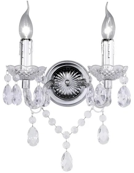 Απλίκα Φωτιστικό Τοίχου LÜSTER 3 χρώματα Trio Lighting-R25072000-Διάφανο R25072000