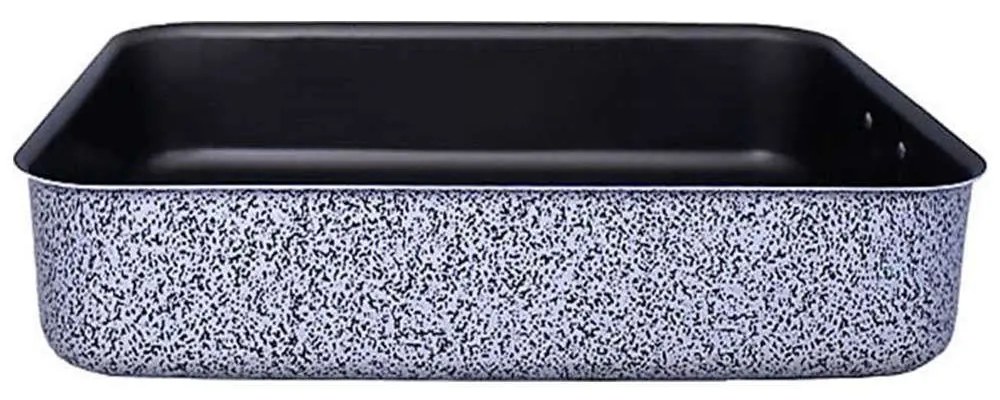 Ταψί Ορθογώνιο Sirmione OZ45093500 35x27x7cm Αλουμινίου Grey-Black Olympia Zanetti Aluminium