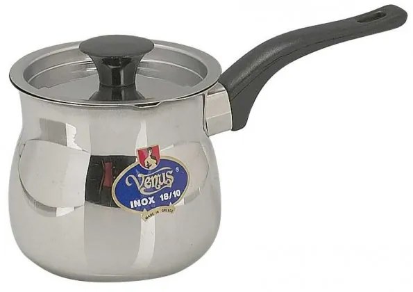 Venus Μπρίκι Υγραερίου Με Καπάκι No5 Inox 35108