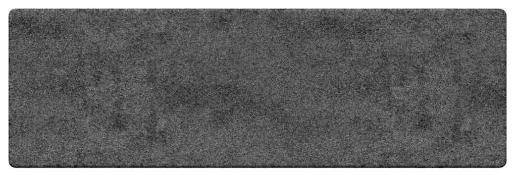 vidaXL Δερμάτινο Χαλί Γκρι 100 x 300 cm 100% Πολυπροπυλένιο Τούφτα