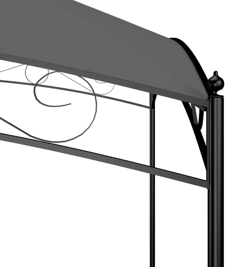 vidaXL Κιόσκι Ανθρακί 3 x 4 x 2,65 μ. 180 γρ./μ²