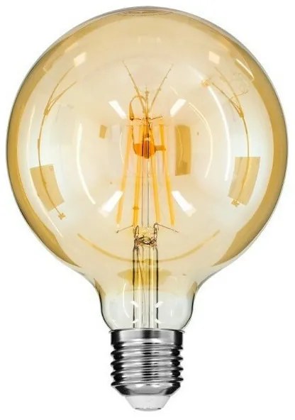 RETRO ΛΑΜΠΑ LED ΦΟΥΣΚΑ 10W/E27/2700K/220V RH-G125-10W-RH-G125-10W