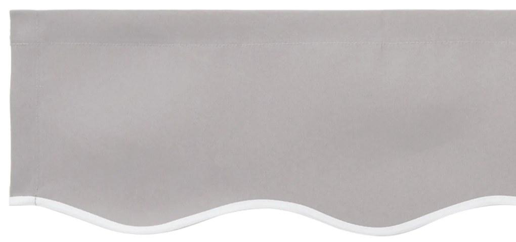 vidaXL Fabric Αντικατάστασης Tέντας  για Κορμό 4x3.5 μ Ανοιχτό γκρι