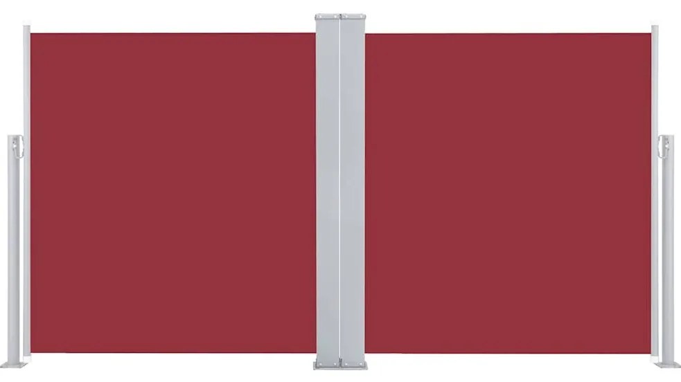 vidaXL Σκίαστρο Πλαϊνό Συρόμενο Κόκκινο 140 x 600 εκ.
