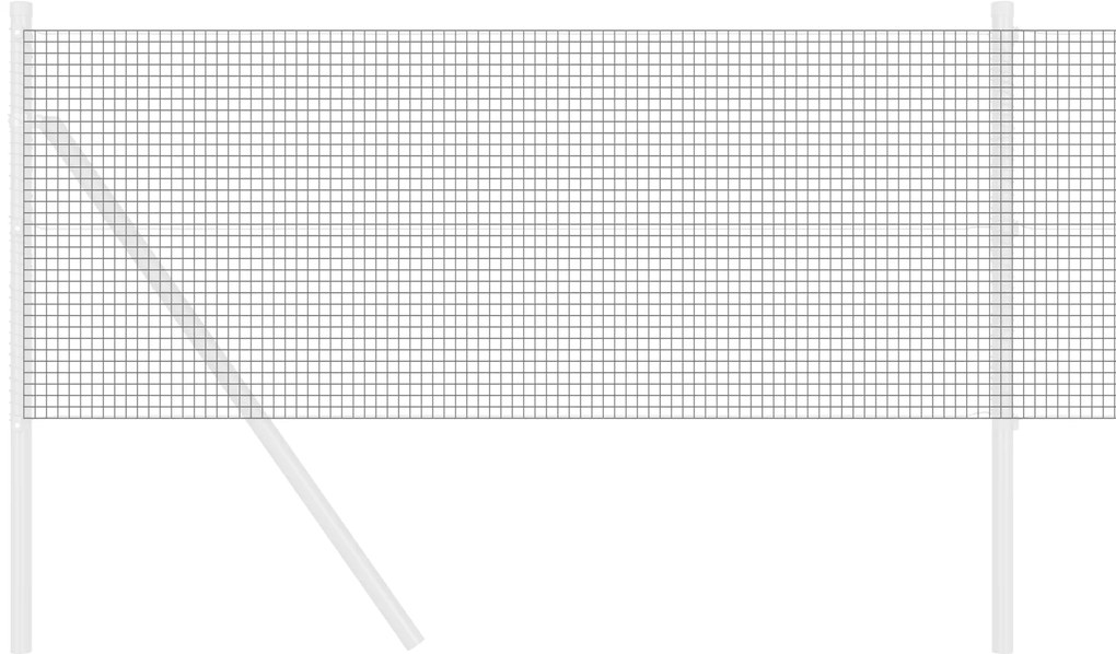 vidaXL Γκρι Συρματόπλεγμα 0,6x10 μ