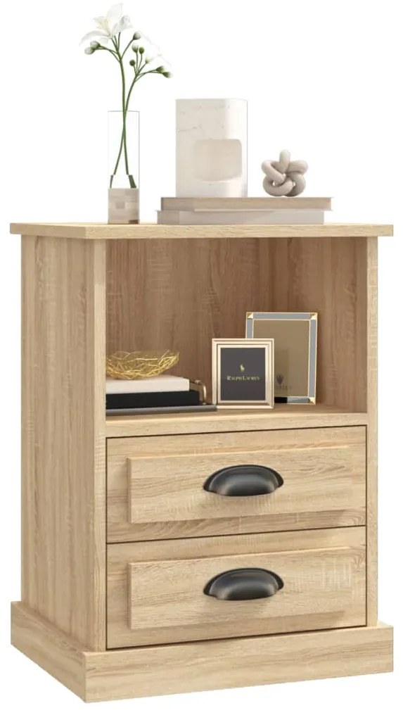 vidaXL Κομοδίνο Sonoma Δρυς 43x36x60 εκ.