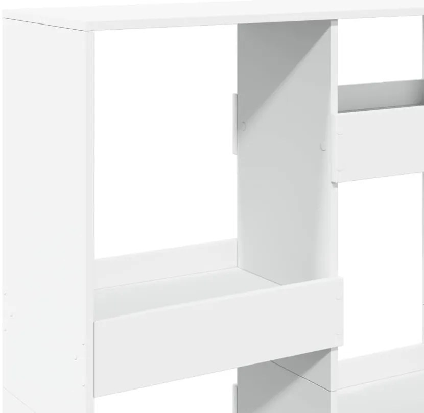 vidaXL Βιβλιοθήκη/Διαχωριστικό Χώρου Λευκό 100x33x135 εκ. Επεξ. Ξύλο