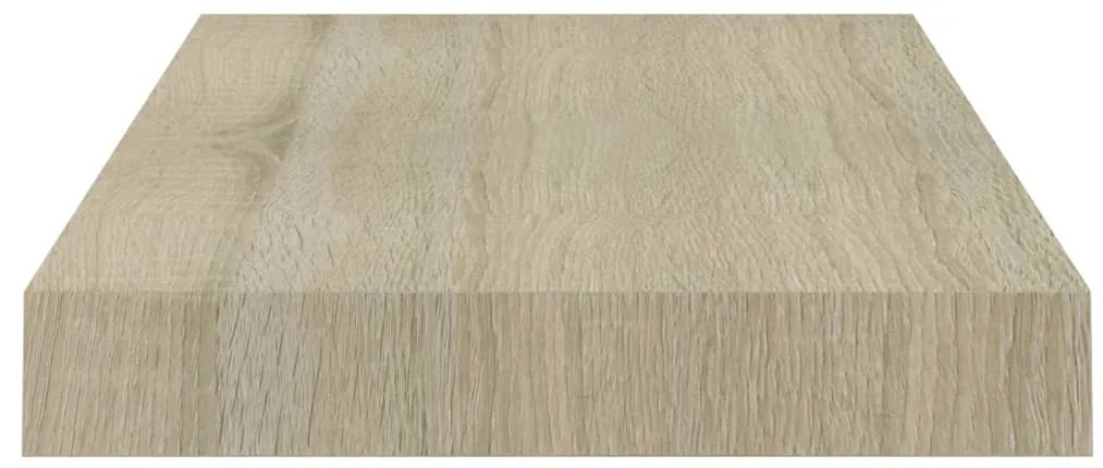 vidaXL Ράφια Τοίχου 4 τεμ. Χρώμα Δρυός 40x23x3,8 εκ. MDF