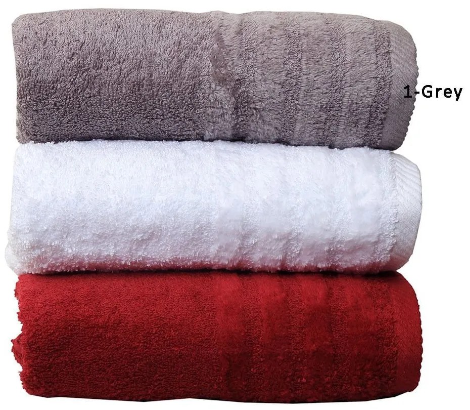 Πετσέτα Spa 1 Grey Anna Riska Χεριών 30x50cm 100% Cotton