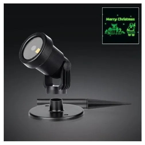 Φωτιστικό Κήπου Προτζέκτορας Laser Μαύρο ΙΡ65 Χριστουγεννιάτικο 27-00910 Panagoulas-27-00910-Μαύρο 27-00910