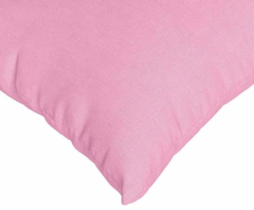 vidaXL Μαξιλάρι Καναπέ 2 pcs Ροζ 80 x 40 cm ύφασμα