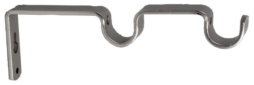 Βάσεις Ανοιχτού Τύπου Διπλές (Σετ 2τμχ) Grace Brushed Chrome 559195