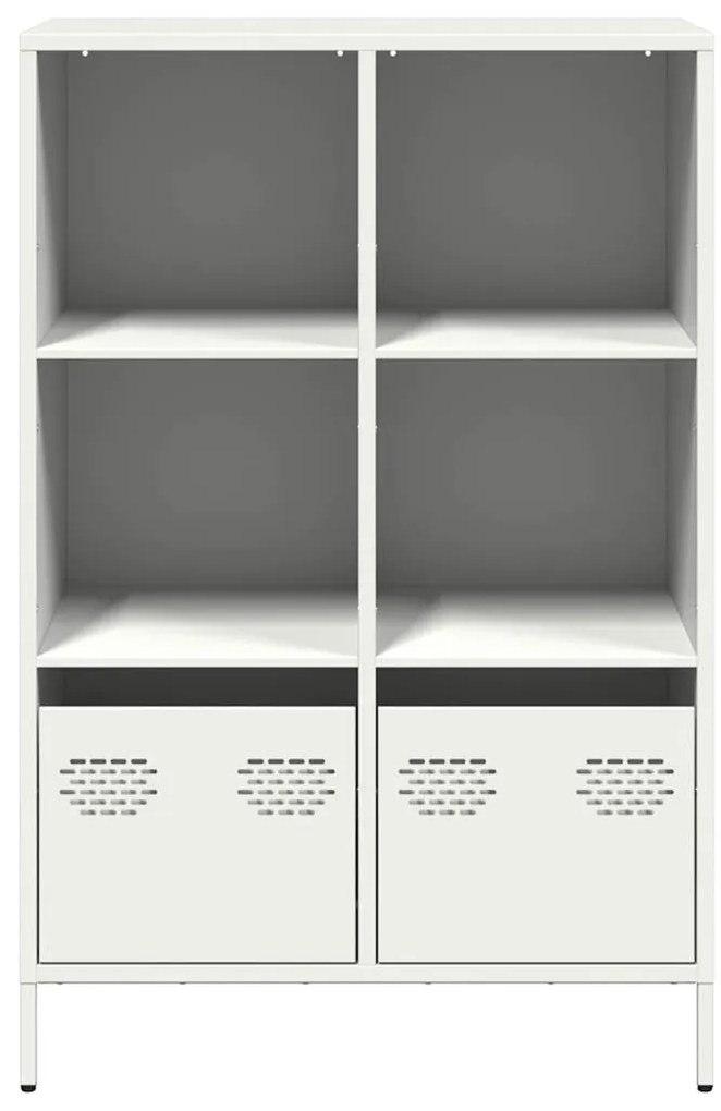 Ντουλάπα Λευκό 68x39x103,5 εκ. από Χάλυβα - Λευκό