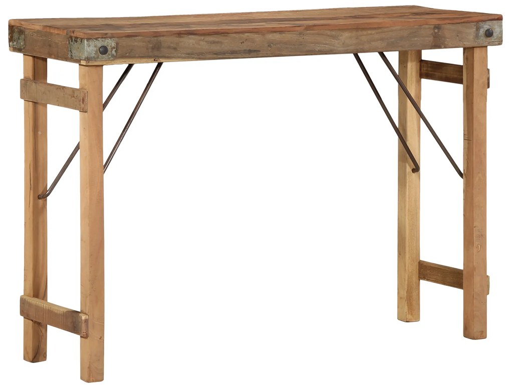 vidaXL Κονσόλα 110x35x76 εκ Μασίφ Ξύλο Ανακυκλωμένο