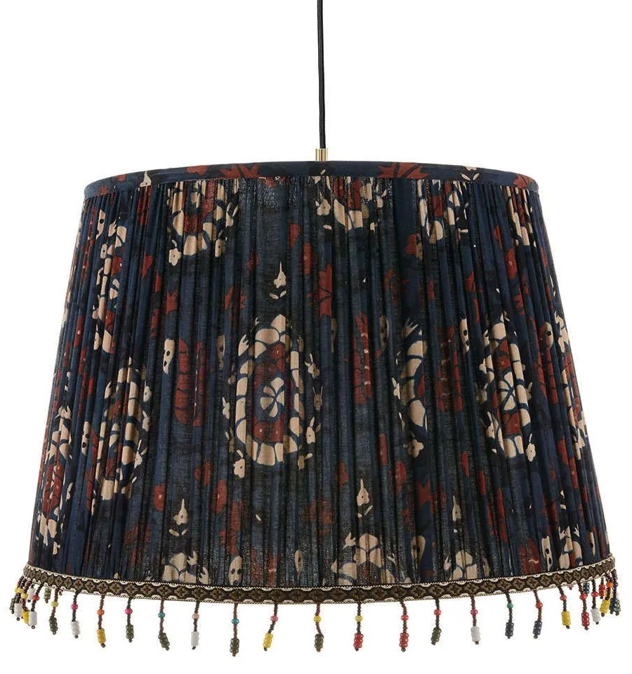 Φωτιστικό Οροφής Flourish Blue CL50357 ø45xø55xH35 Blue-Multi MindTheGap Metal, Fabric