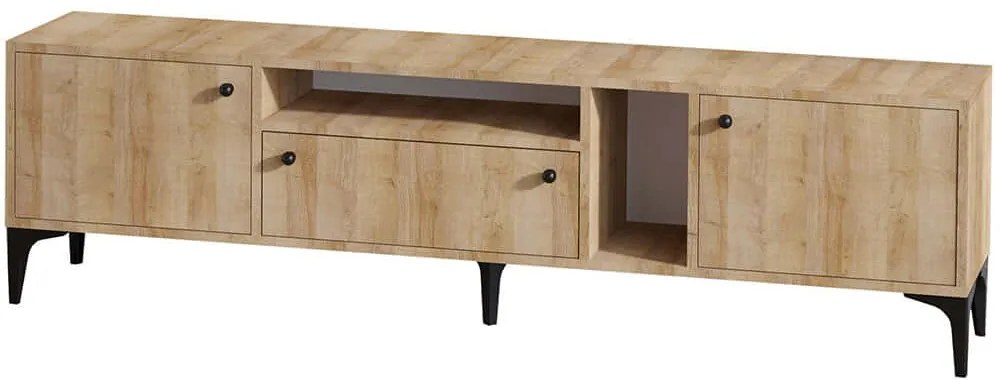Έπιπλο Tηλεόρασης Penny 393MRD1218 180x35x52cm Oak
